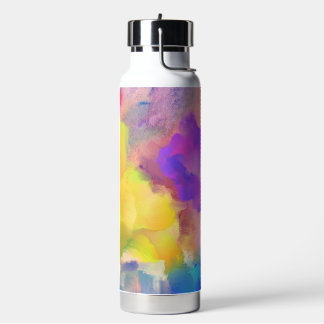 Water Bottle with Straw Waterfles