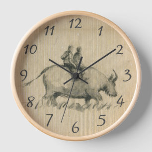 Water Buffel Kinderen Chinees Ox Jaar Verjaardag W