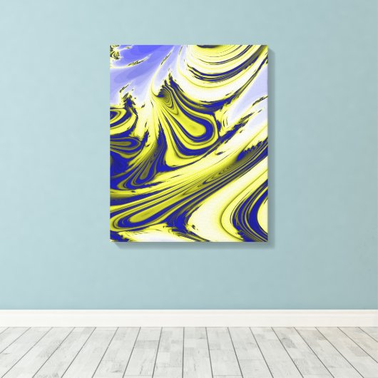 WATER CANVAS AFDRUK (Insitu (Houten vloer))