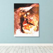 WATER CANVAS AFDRUK (Insitu (Houten vloer))