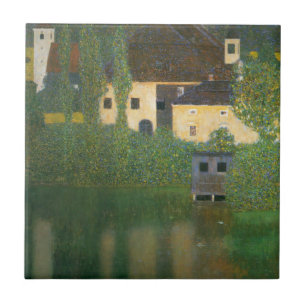 Water Castle - Gustav Klimt Tegeltje