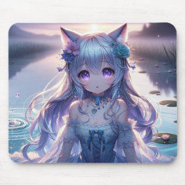 Water Catgirl Anime Prinses Muismat