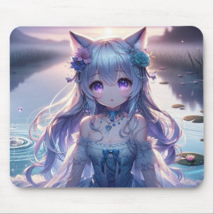 Water Catgirl Anime Prinses Muismat