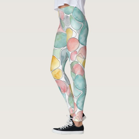 Water color pattern leggings (Links)