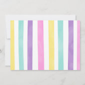 Water Color Unicorn & Pool Photo Invitation (Dos)