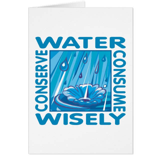 Water Conservation (Devant)