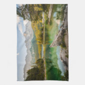 Water | Dachstein Mountains Lake Germany Theedoek (Verticaal)