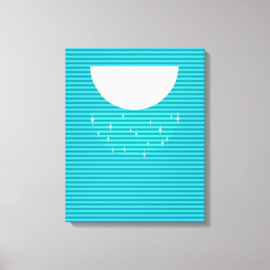 WATER - De vier elementen Canvas Afdruk (Voorkant)