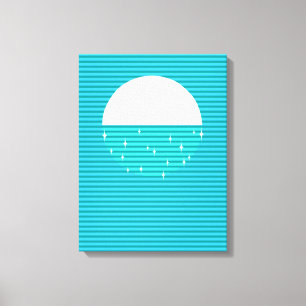 WATER - De vier elementen Canvas Afdruk
