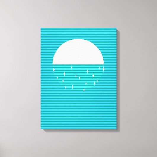 WATER - De vier elementen Canvas Afdruk (Voorkant)