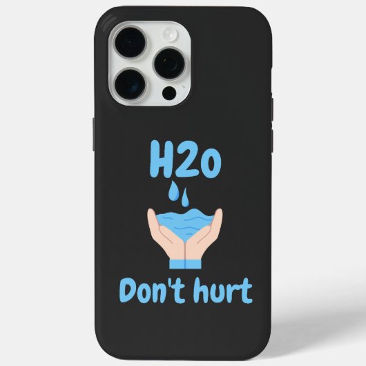 Water doet geen pijn Case-Mate iPhone case (Achterkant)