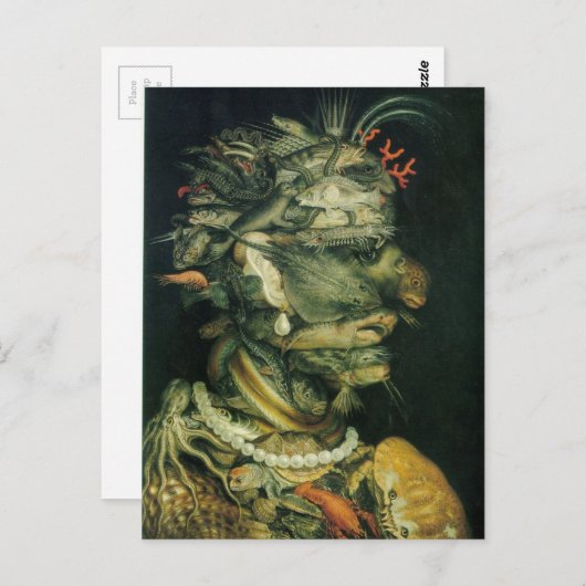 Water door Giuseppe Arcimboldo Briefkaart (Voorkant / Achterkant)