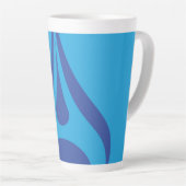 Water Drop design on  white mug (Angle droit)
