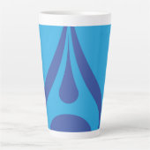 Water Drop design on  white mug (Devant)