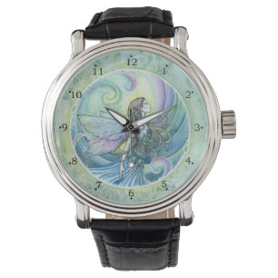 Water Element Feeërieke Fantasie Kunst Horloge