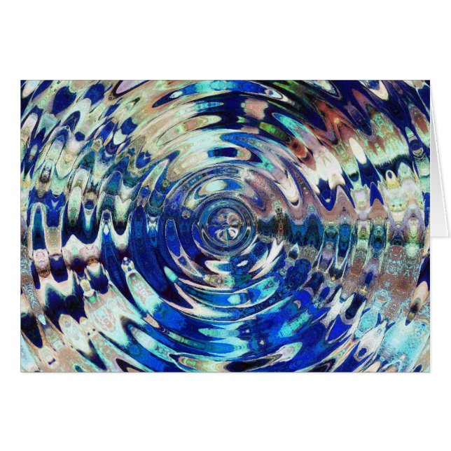 WATER Element Ripple Patroon (Voorkant Horizontaal)