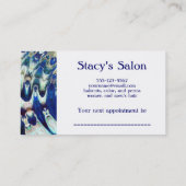 WATER Element Ripple Patroon Afsprakenkaartje (Achterkant)