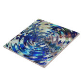 WATER Element Ripple Patroon Tegeltje (Zijkant)