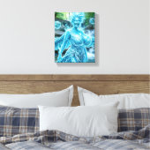 Water Elementaal Canvas Afdruk (Insitu (Slaapkamer))