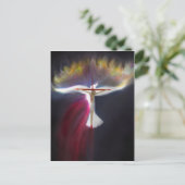 Water en bloed briefkaart (Staand voorkant)