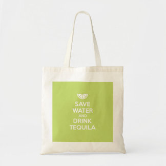 Water en Drink in Tequila opslaan Tote Bag