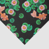 Water- en koi-visweefsel tissuepapier (Detail)