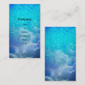 Water en wolken visitekaartje (Voorkant / Achterkant)