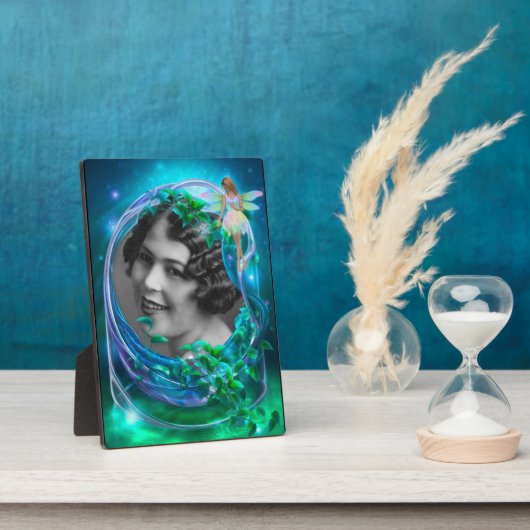 Water Faerie Art Lijst Plaque Fotoplaat (Zijkant)