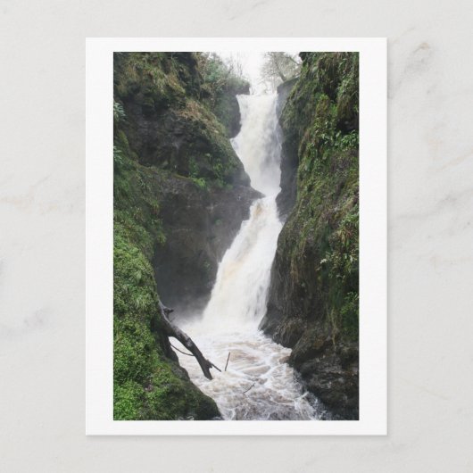 Water fallfast briefkaart (Voorkant)