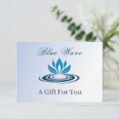 Water Feature Business Cadeaubon (Staand voorkant)