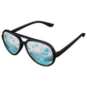Water Feature Party Shades Aviator Zonnebril (Gekanteld)