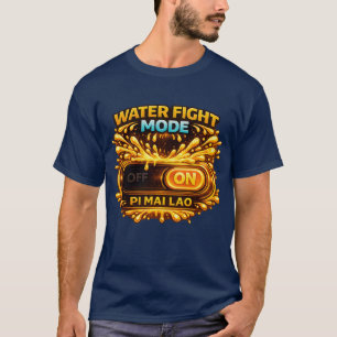 Water Fight Mode AAN – Pi Mai Lao Festival Gamen T-shirt