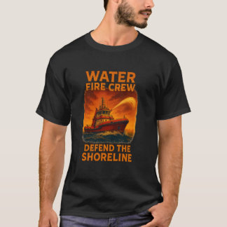 Water Fire Crew u2013 Verdedig de Kustlijn T-shirt