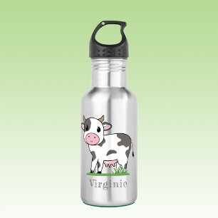 Water flesje met een Koe Cute Waterfles