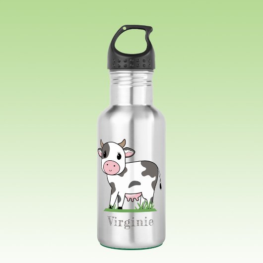Water flesje met een Koe Cute Waterfles