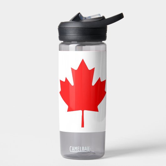 Water flesje met vlag van Canada Waterfles (Links)