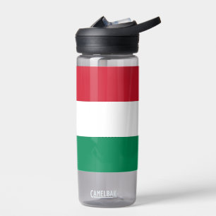 Water flesje met vlag van Hongarije Waterfles