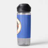 Water flesje met vlag van Minnesota, VS Waterfles (Achterkant)