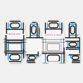 water floewr bedankdoosjes (Ongevouwen)