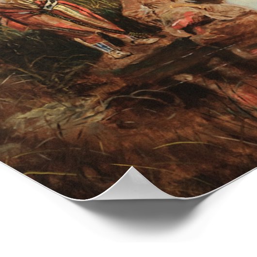 Water For Camp By Charles Marion Russell Poster (Hoek)