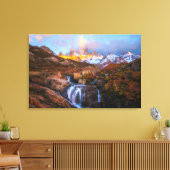 Water From Heaven Canvas Afdruk (Insitu (Woonkamer))