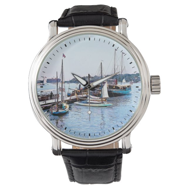 Water Front Put-In-Bay OH c1904 Horloge (Voorkant)