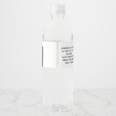 Water Gelieve het etiket van de waterfles (Achterkant)