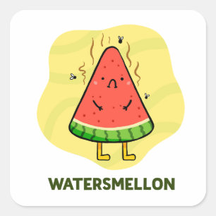 Water-geur Fruit Melon Pun Sticker