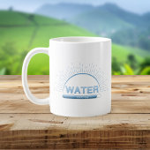 Water Good Day Blue Minimal Mug