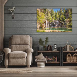 Water Hanging Lake Glenwood Springs, Colorado Canvas Afdruk