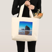 Water Haystack Rock Grote Tote Bag (Voorkant (product))