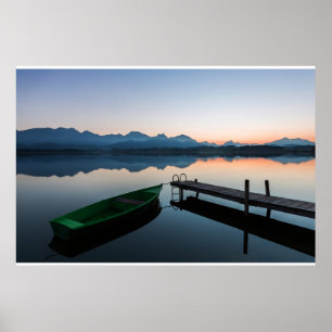 Water   Hopfen Bavarian Alps Duitsland Poster