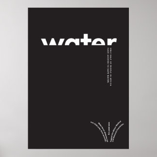 Water in Afrika Poster