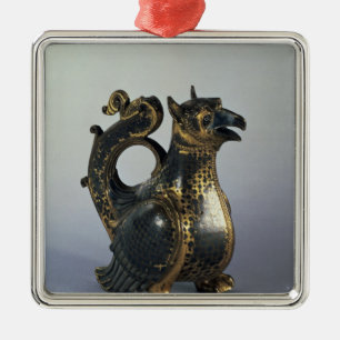 Water in de vorm van een griffie metalen ornament